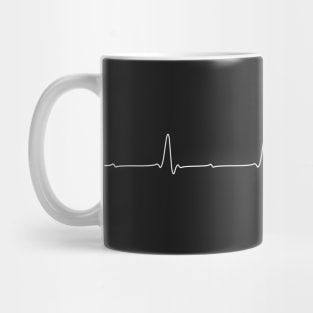 Airplane Heartbeat Pilot Flying Cool Aviator product Mug